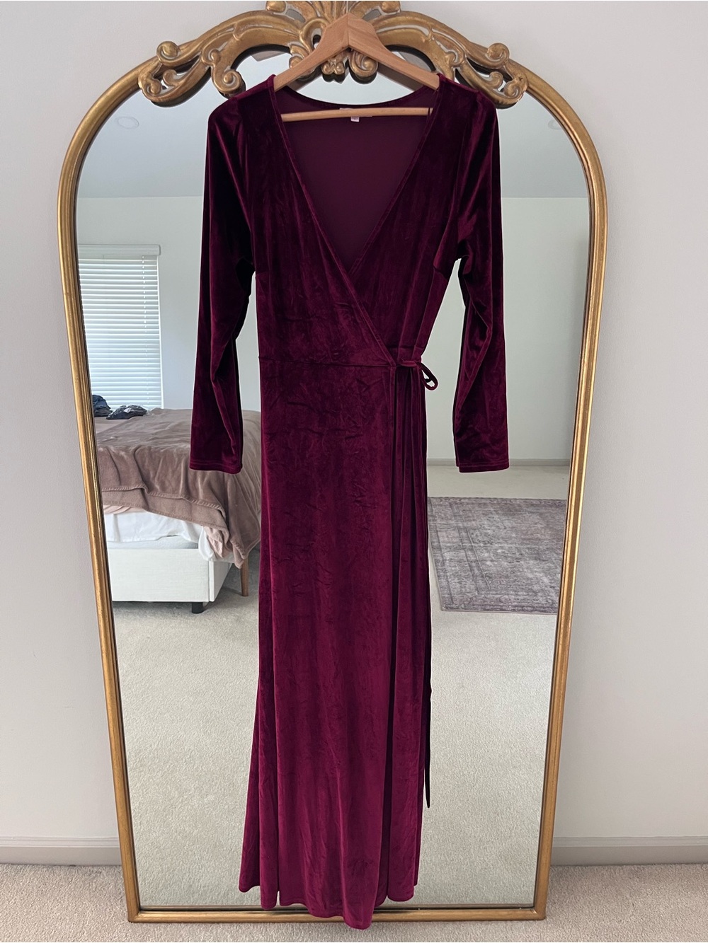 Baltic Born Burgundy wrap dress